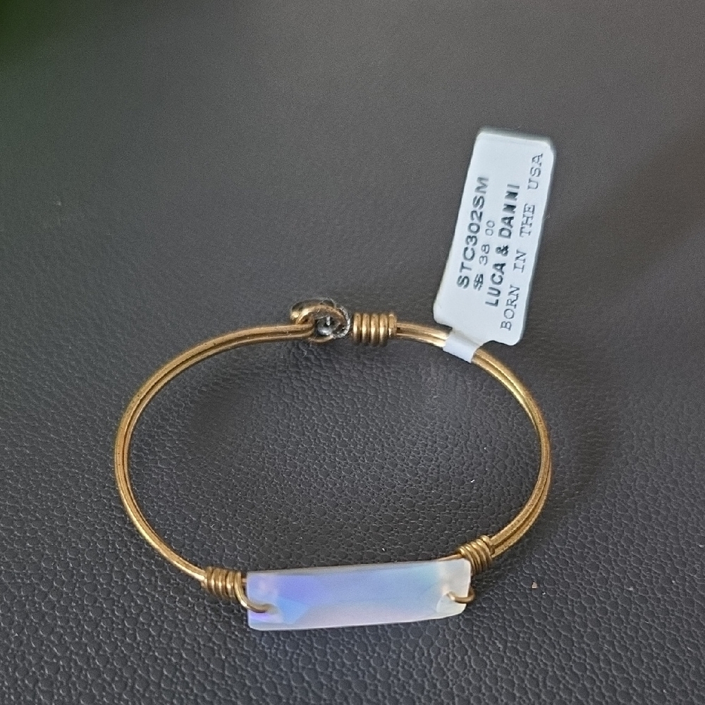 Luca + Danni Gold and White Minimalist Bracelet